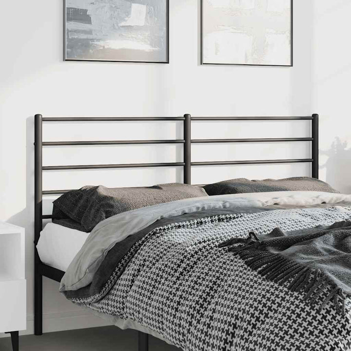 udskiftningsgavl 150 cm metal sort