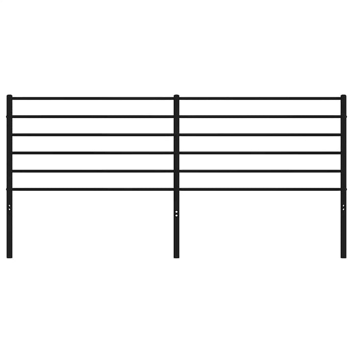 udskiftningsgavl 180 cm metal sort