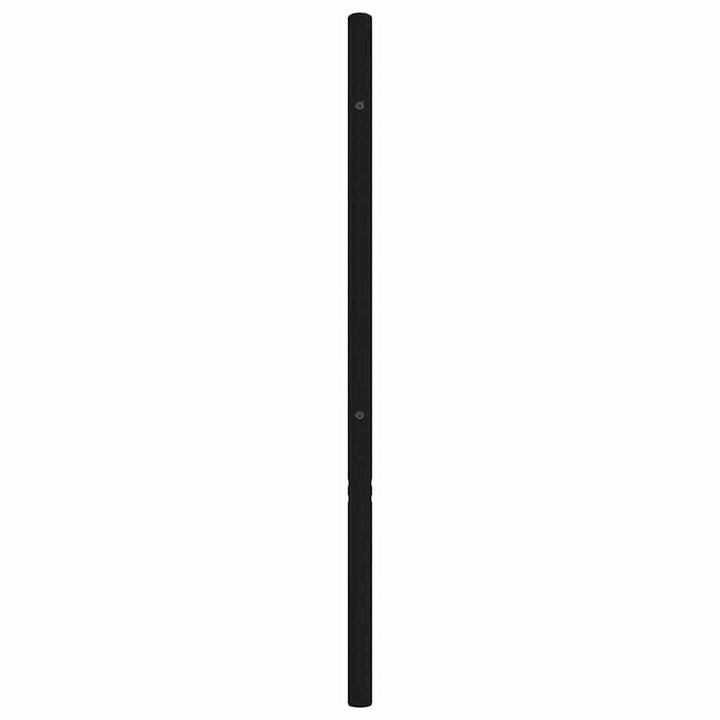 udskiftningsgavl 180 cm metal sort