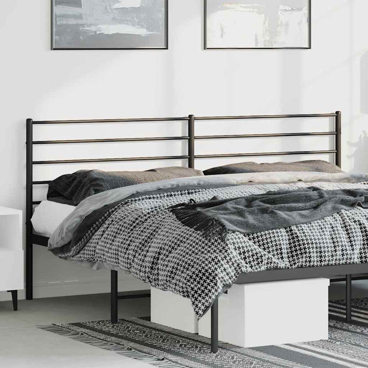 udskiftningsgavl 180 cm metal sort