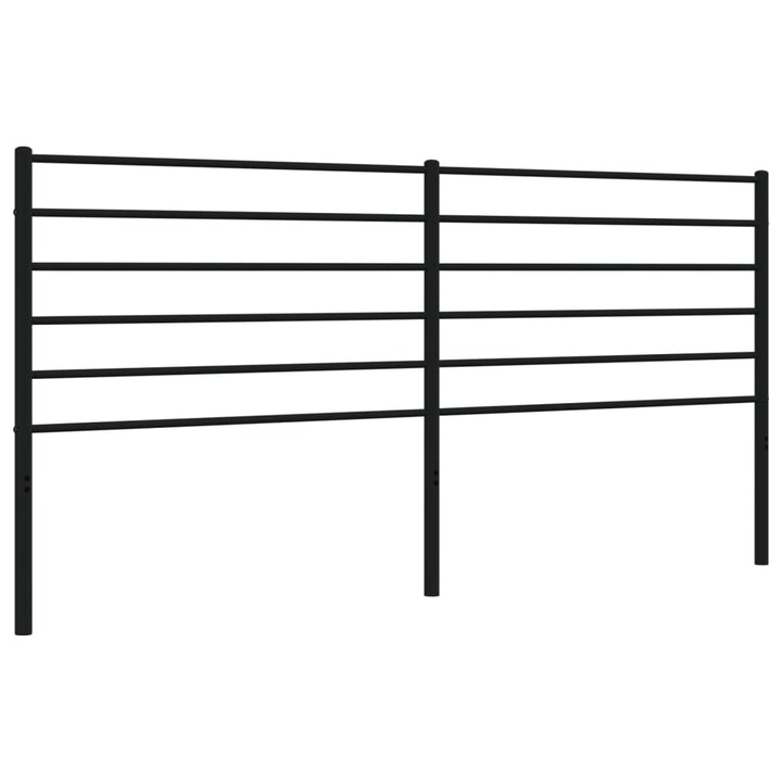 udskiftningsgavl 200 cm metal sort