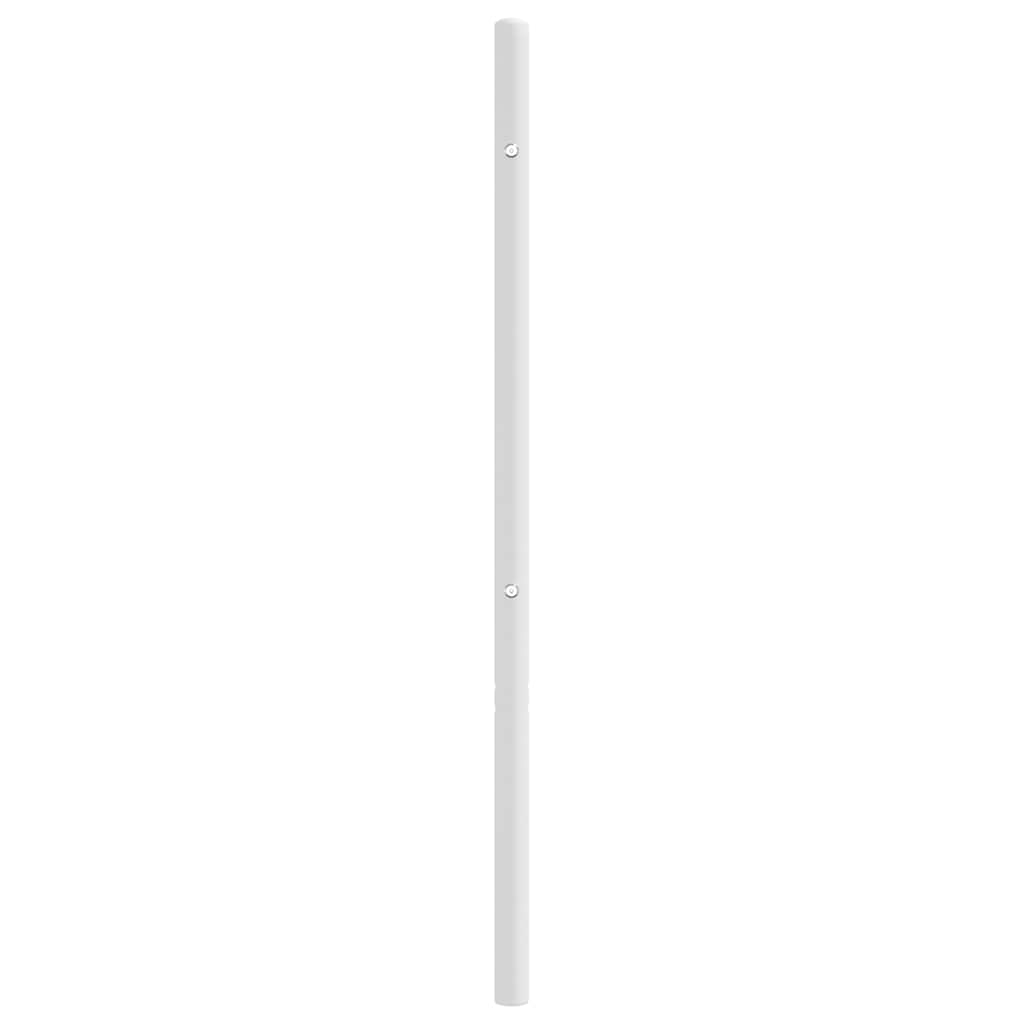 udskiftningsgavl 150 cm metal hvid