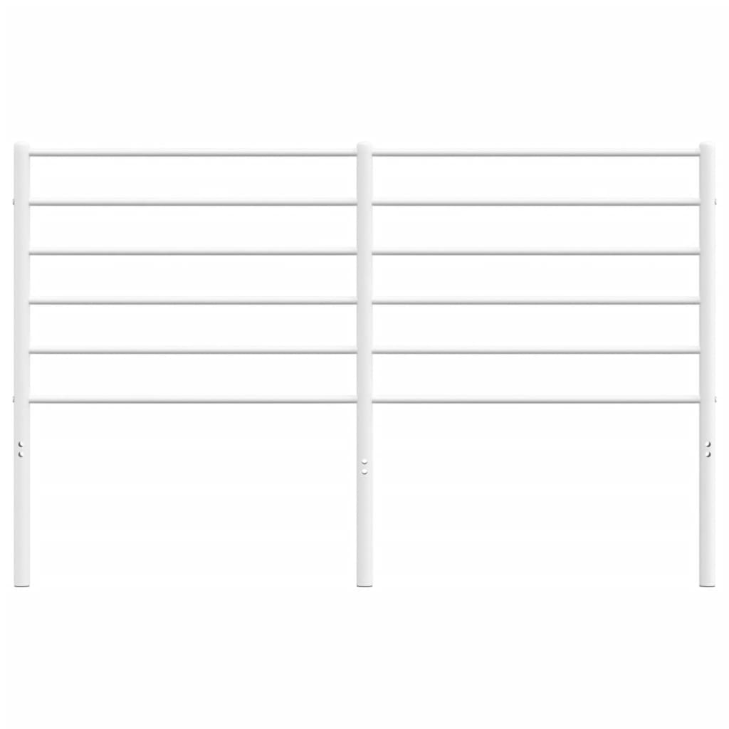 udskiftningsgavl 160 cm metal hvid