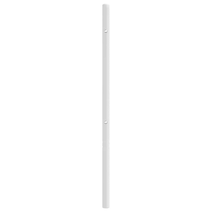 udskiftningsgavl 193 cm metal hvid