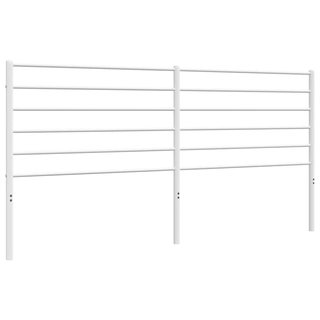 udskiftningsgavl 200 cm metal hvid