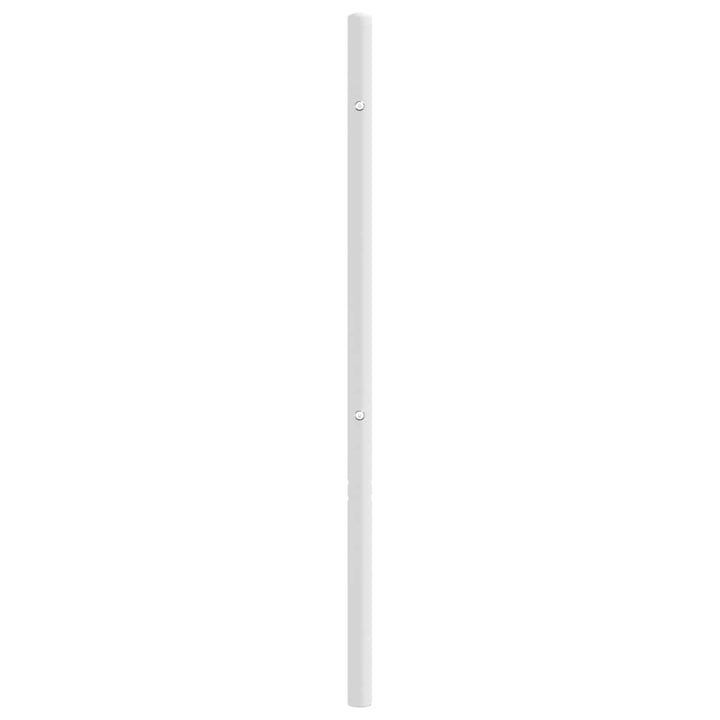 udskiftningsgavl 200 cm metal hvid