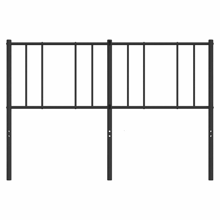 udskiftningsgavl 140 cm metal sort