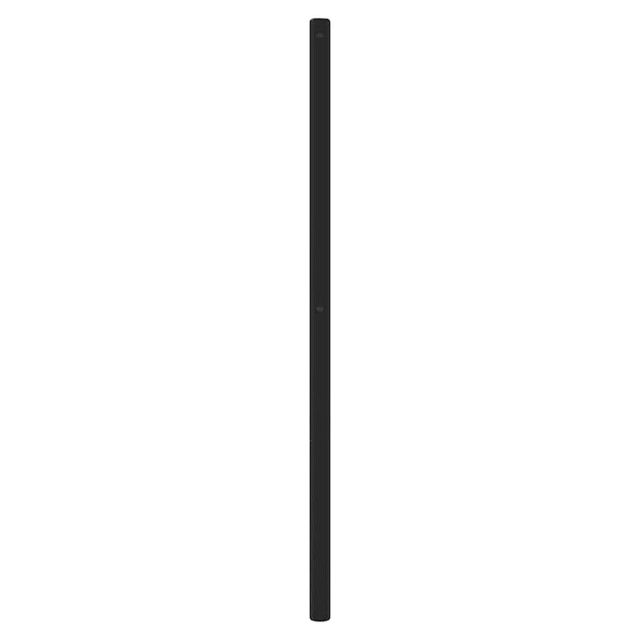 udskiftningsgavl 140 cm metal sort