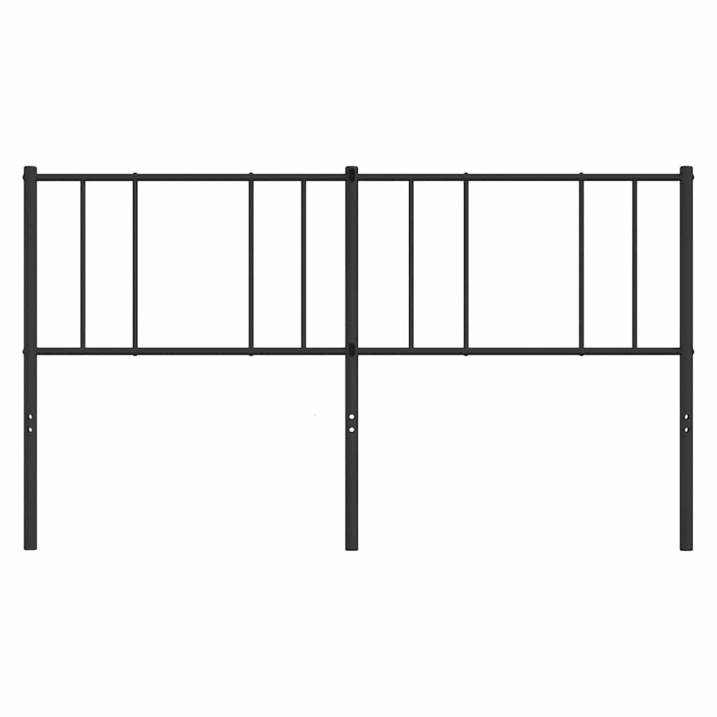 udskiftningsgavl 180 cm metal sort