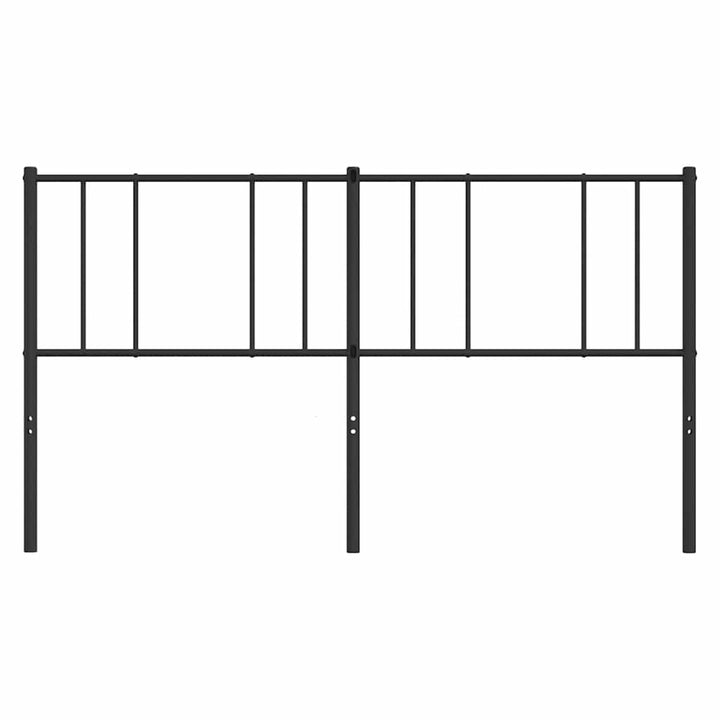 udskiftningsgavl 180 cm metal sort