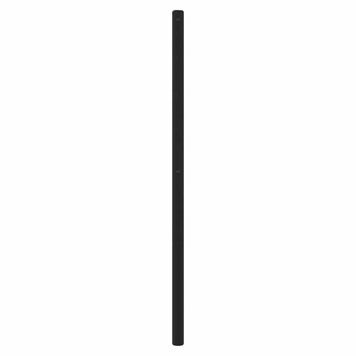 udskiftningsgavl 180 cm metal sort