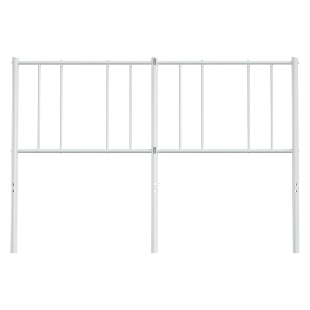 udskiftningsgavl 120 cm metal hvid