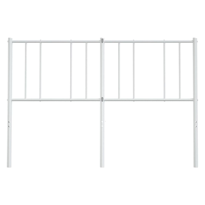 udskiftningsgavl 120 cm metal hvid