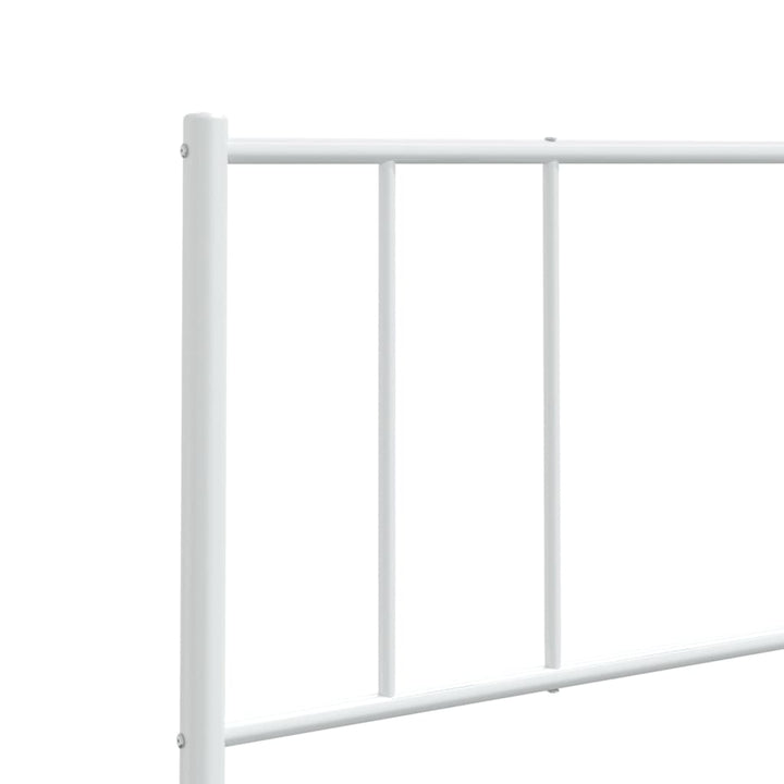 udskiftningsgavl 120 cm metal hvid