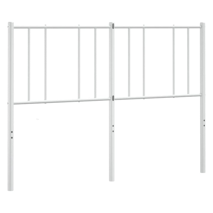 udskiftningsgavl 135 cm metal hvid