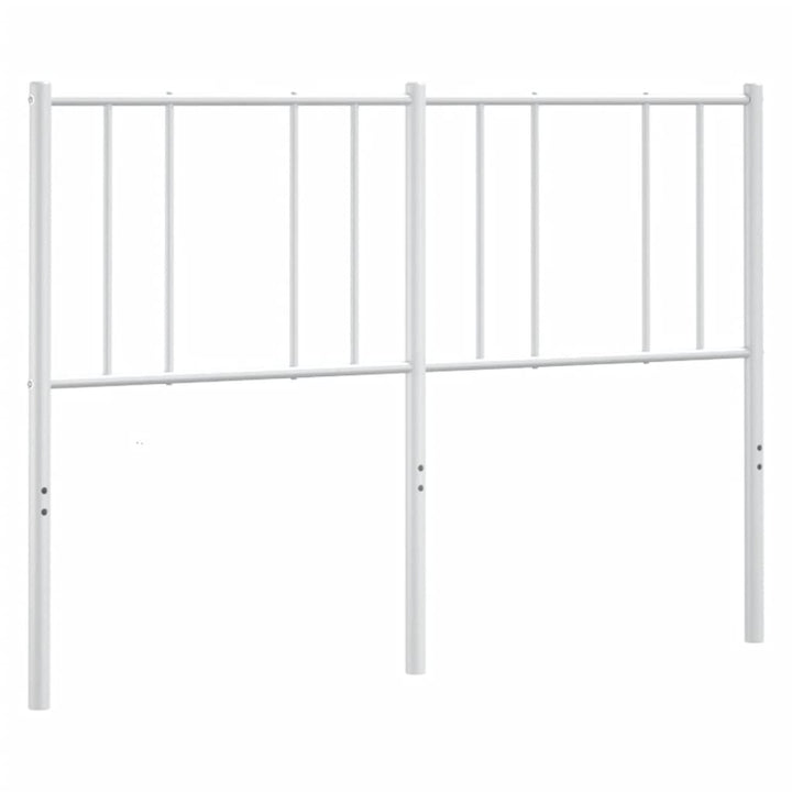 udskiftningsgavl 150 cm metal hvid