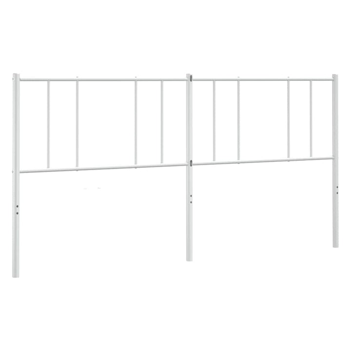 udskiftningsgavl 180 cm metal hvid