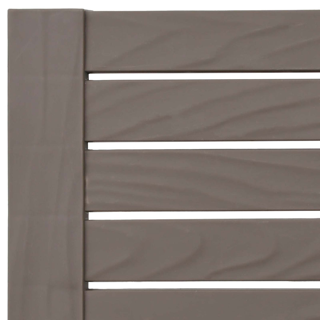 liggestol 155x58x83 cm polypropylen lysebrun