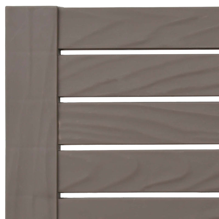 liggestol 155x58x83 cm polypropylen lysebrun