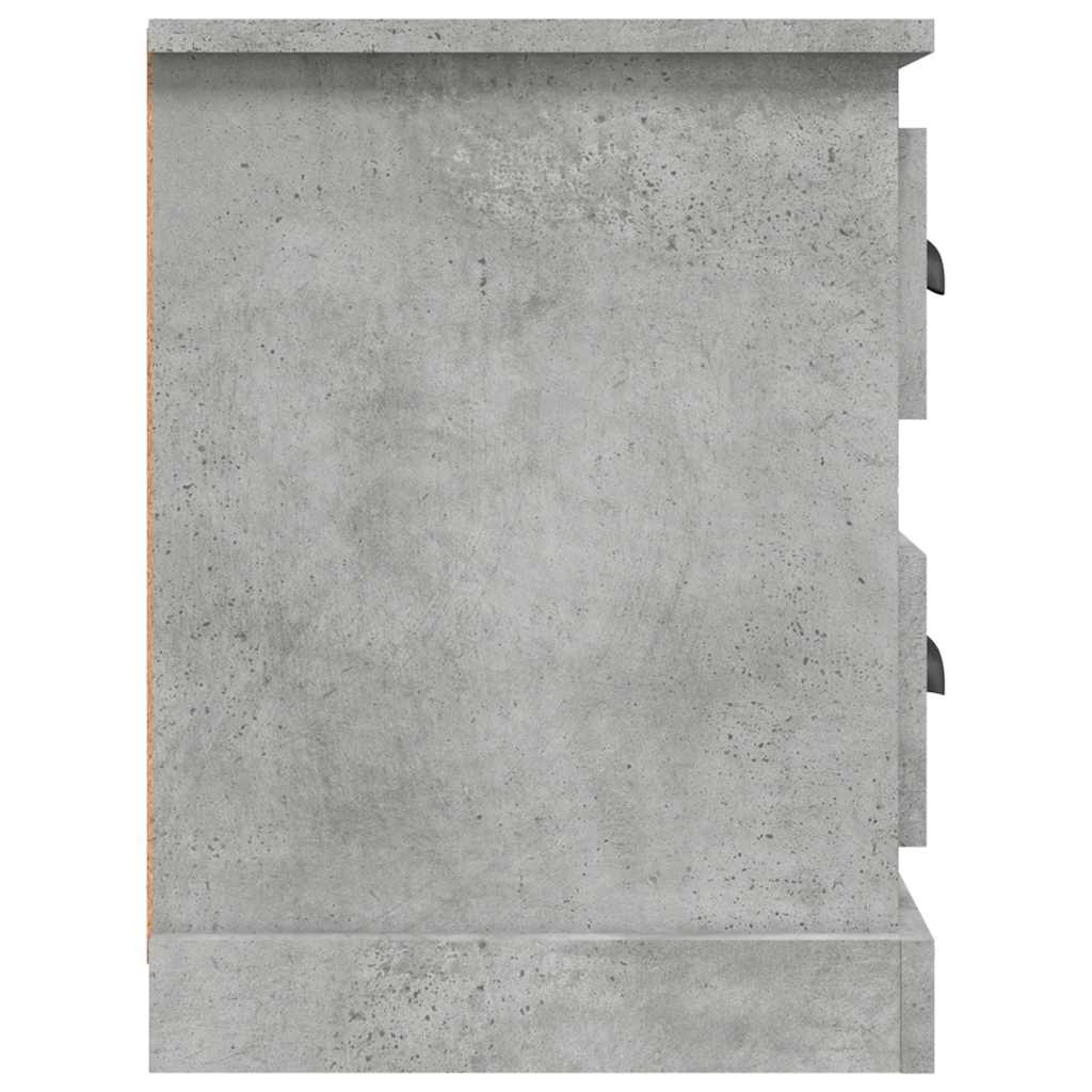 tv-bord 102x35,5x47,5 cm konstrueret træ betongrå