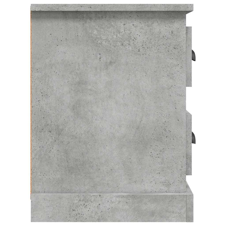 tv-bord 102x35,5x47,5 cm konstrueret træ betongrå