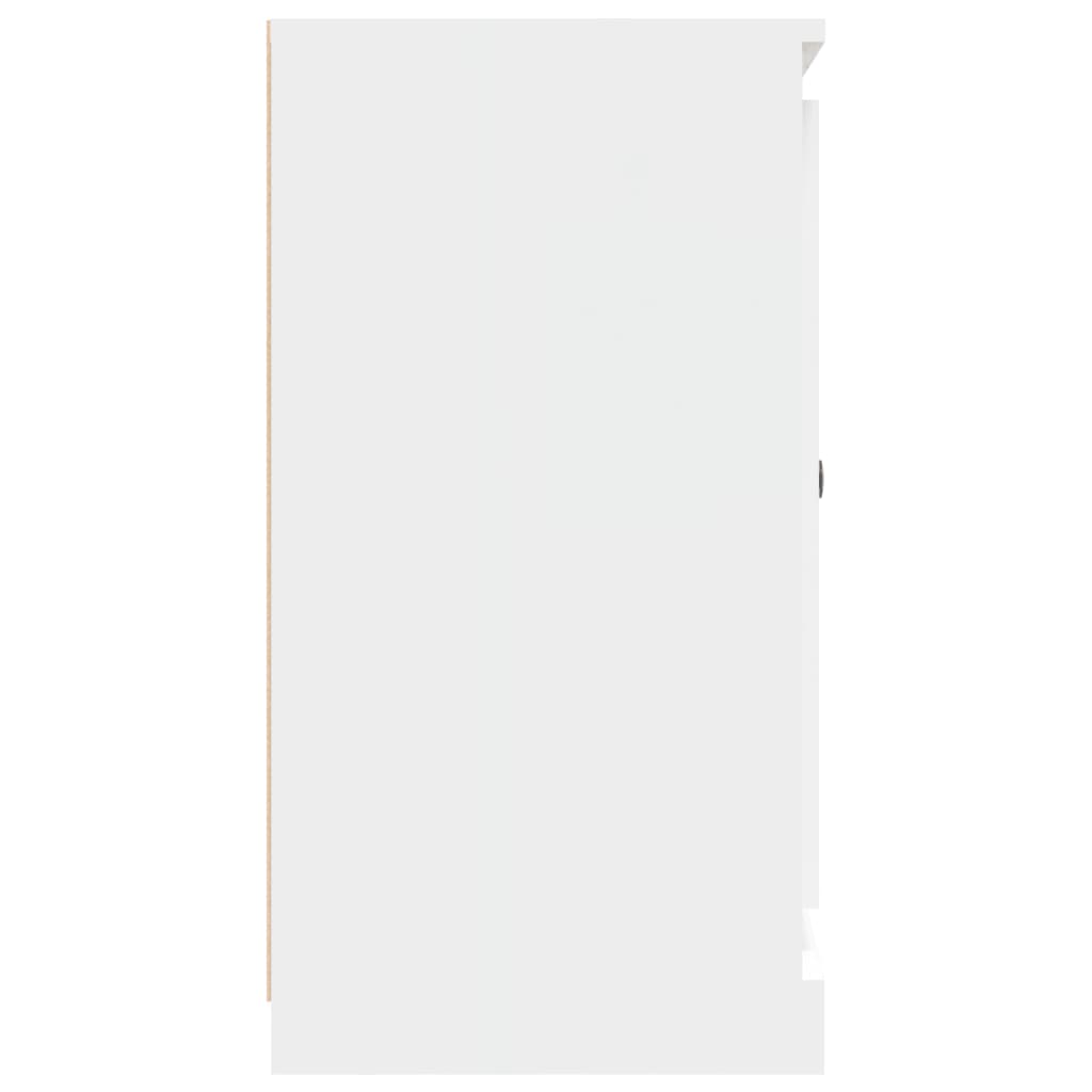 skænk 70x35,5x67,5 cm konstrueret træ hvid