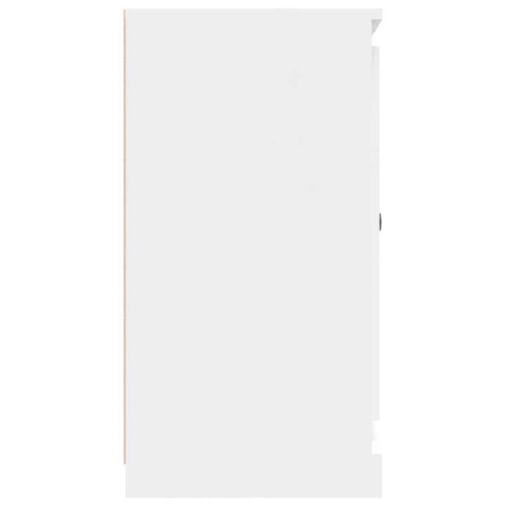 skænk 70x35,5x67,5 cm konstrueret træ hvid