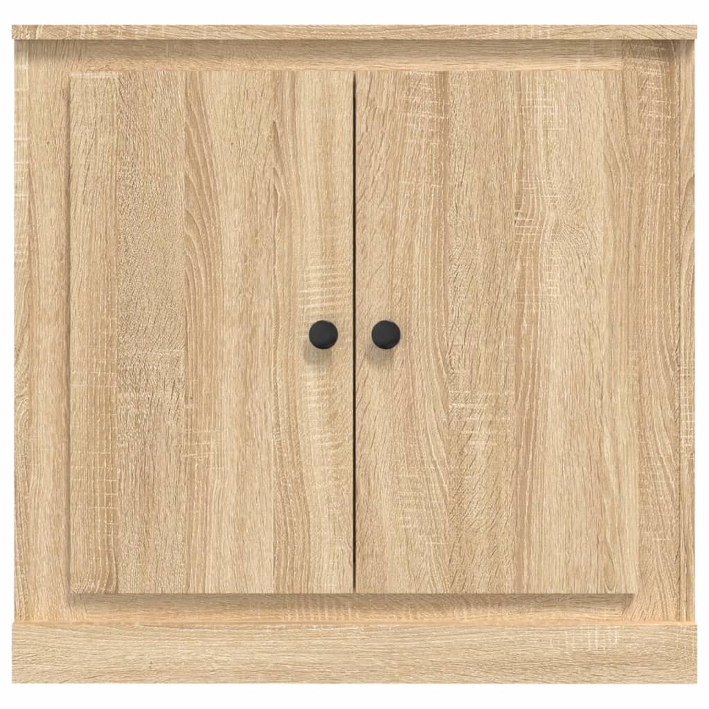 skænk 70x35,5x67,5 cm konstrueret træ sonoma-eg