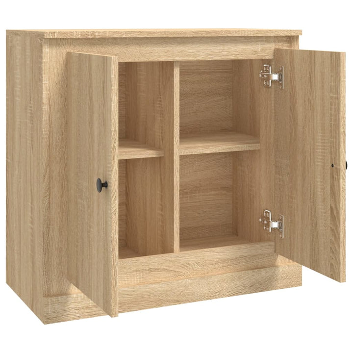 skænk 70x35,5x67,5 cm konstrueret træ sonoma-eg