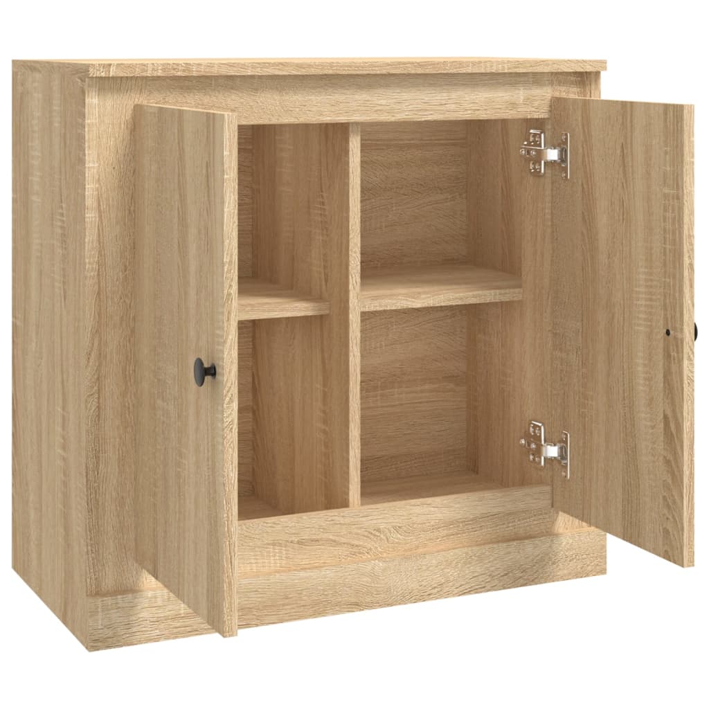 skænk 70x35,5x67,5 cm konstrueret træ sonoma-eg