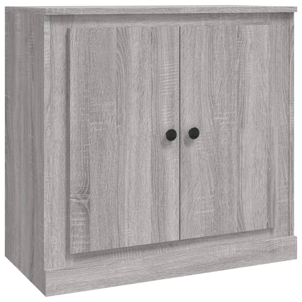 skænk 70x35,5x67,5 cm konstrueret træ grå sonoma-eg