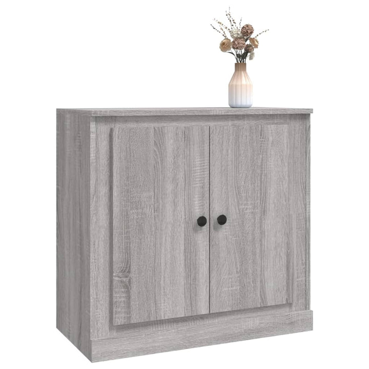 skænk 70x35,5x67,5 cm konstrueret træ grå sonoma-eg