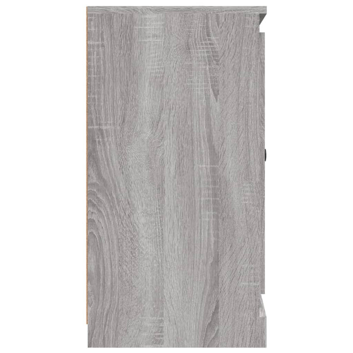 skænk 70x35,5x67,5 cm konstrueret træ grå sonoma-eg