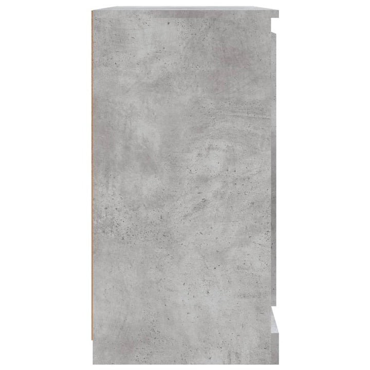 skænk 70x35,5x67,5 cm konstrueret træ betongrå