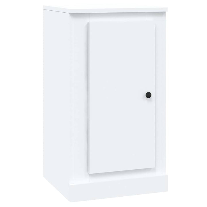 skænk 37,5x35,5x67,5 cm konstrueret træ hvid