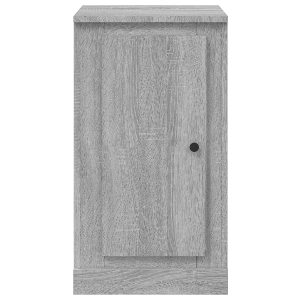 skænk 37,5x35,5x67,5 cm konstrueret træ grå sonoma-eg