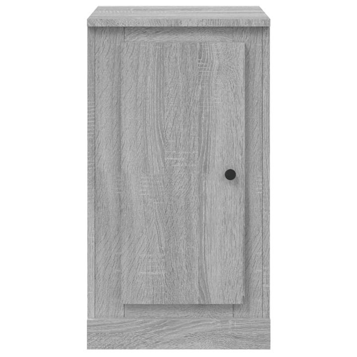 skænk 37,5x35,5x67,5 cm konstrueret træ grå sonoma-eg