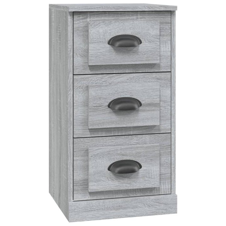 skænk 36x35,5x67,5 cm konstrueret træ grå sonoma-eg