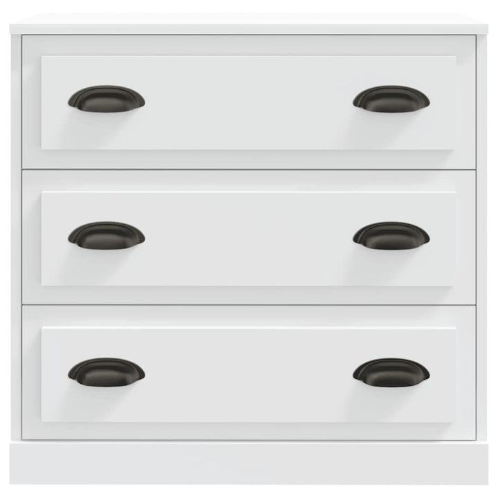 skænk 70x35,5x67,5 cm konstrueret træ hvid