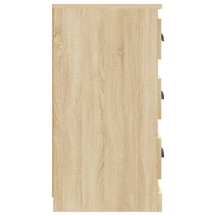 skænk 70x35,5x67,5 cm konstrueret træ sonoma-eg