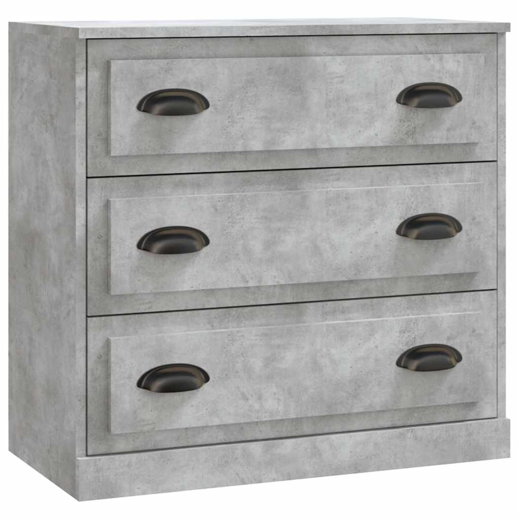 skænk 70x35,5x67,5 cm konstrueret træ betongrå