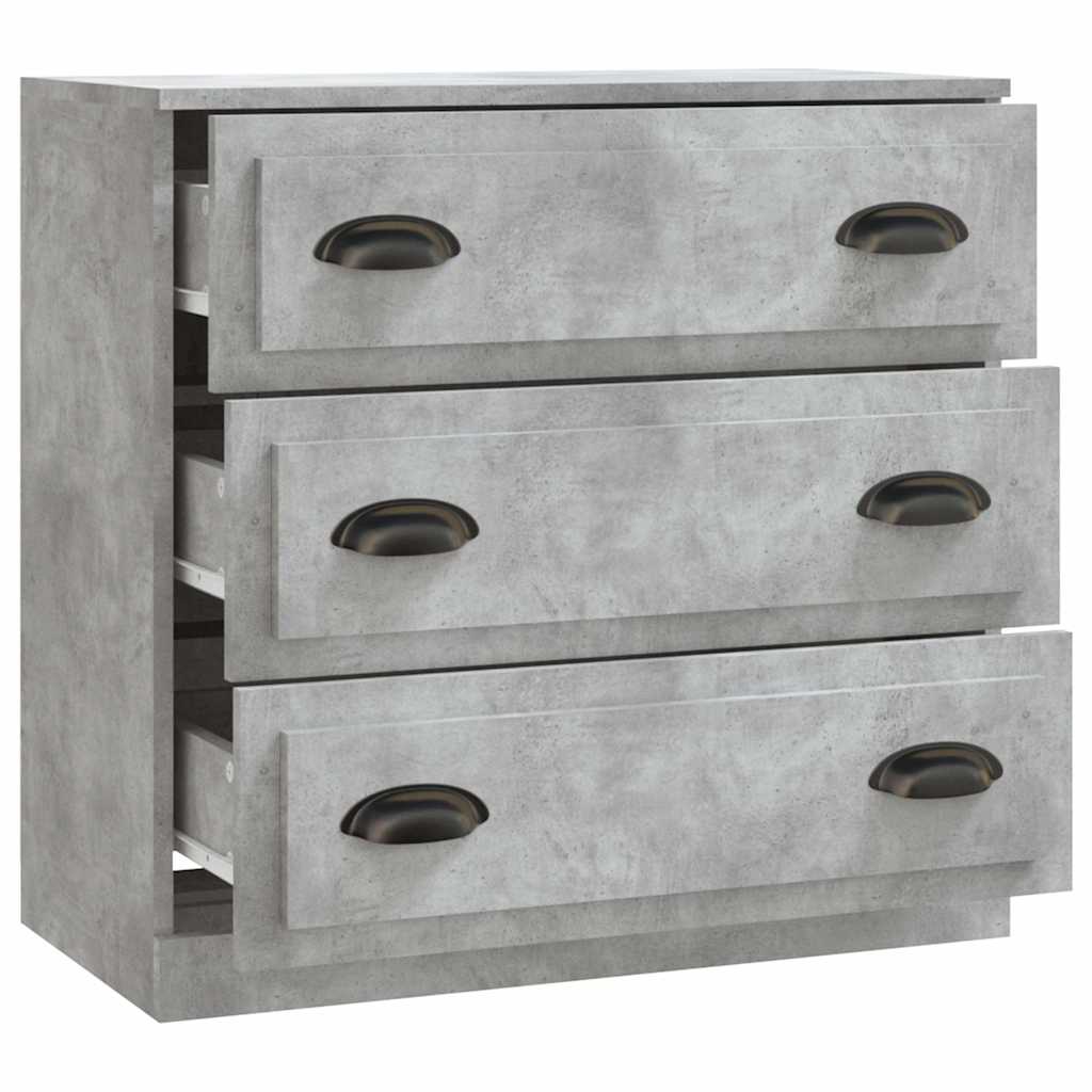 skænk 70x35,5x67,5 cm konstrueret træ betongrå