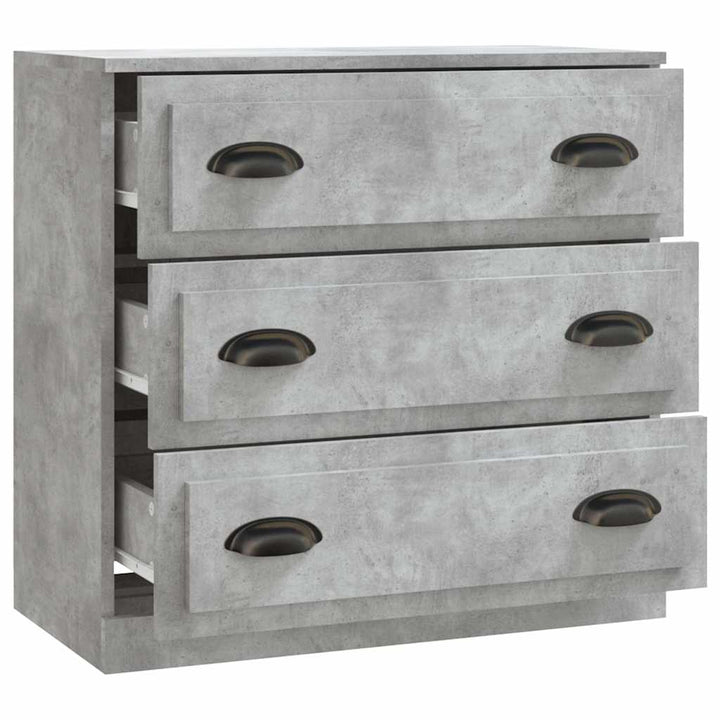 skænk 70x35,5x67,5 cm konstrueret træ betongrå