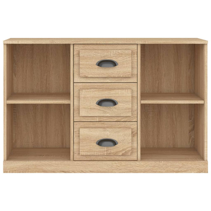 skænk 104,5x35,5x67,5 cm konstrueret træ sonoma-eg