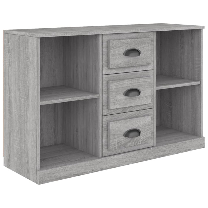 skænk 104,5x35,5x67,5 cm konstrueret træ grå sonoma-eg
