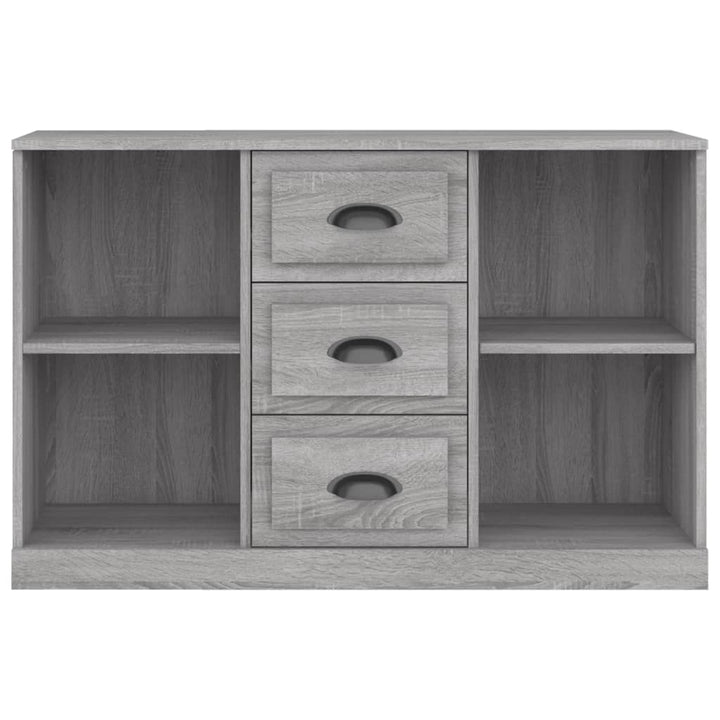 skænk 104,5x35,5x67,5 cm konstrueret træ grå sonoma-eg