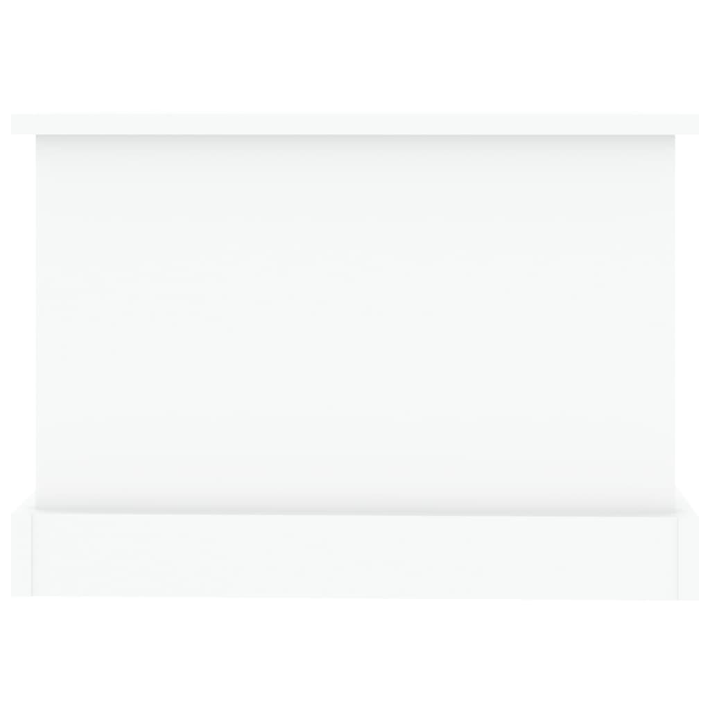 sofabord 90x50x35 cm konstrueret træ hvid