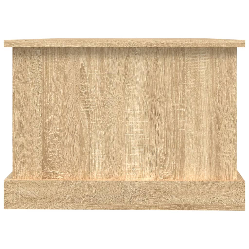 sofabord 90x50x35 cm konstrueret træ sonoma-eg
