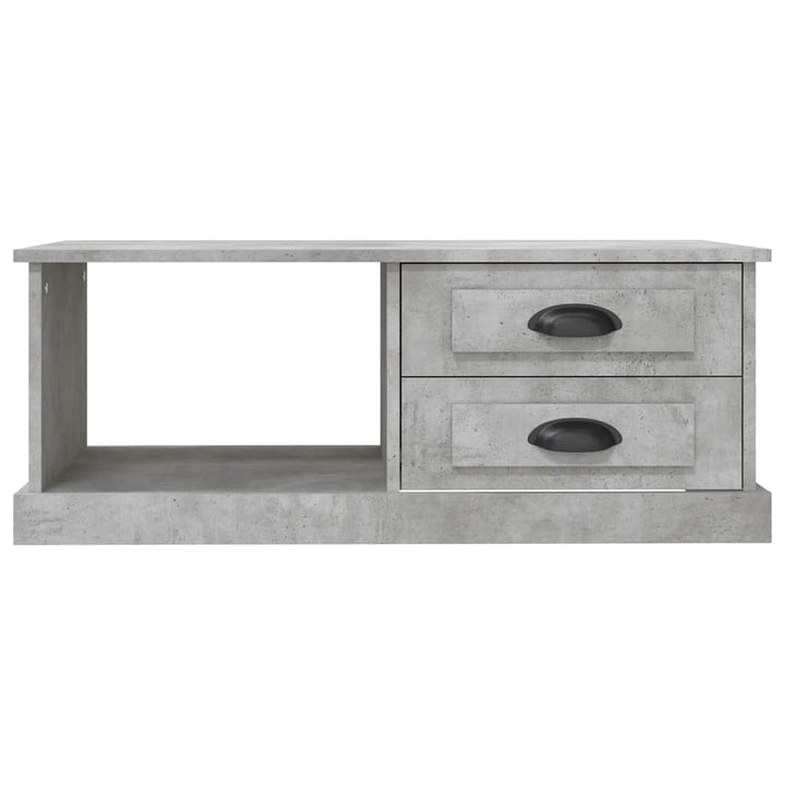 sofabord 90x50x35 cm konstrueret træ betongrå