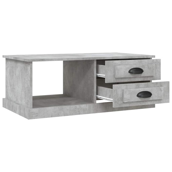 sofabord 90x50x35 cm konstrueret træ betongrå